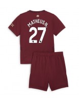 Manchester City Matheus Nunes #27 Alternativní dres pro děti 2024-25 Krátký Rukáv (+ trenýrky)